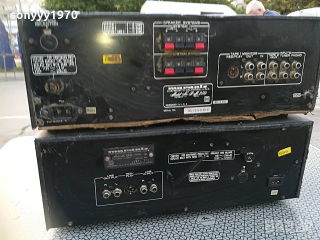 marantz x 2-внос germany 1608211025, снимка 4 - Ресийвъри, усилватели, смесителни пултове - 33827109