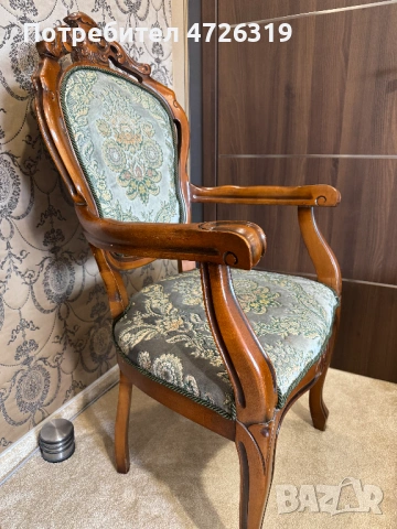 Белгийски стол за бюро, снимка 2 - Столове - 53323071