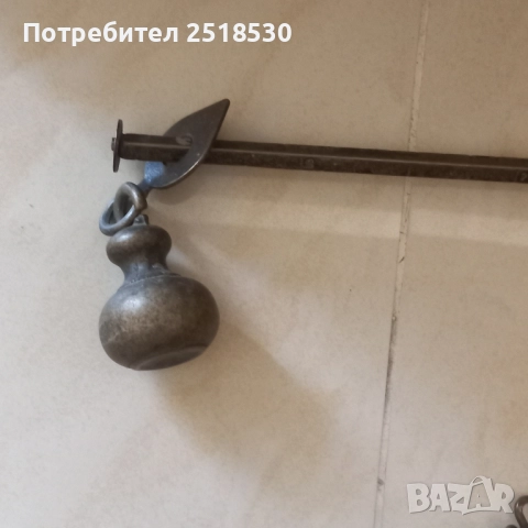 Стар бронзов кантар, снимка 2 - Антикварни и старинни предмети - 51482299