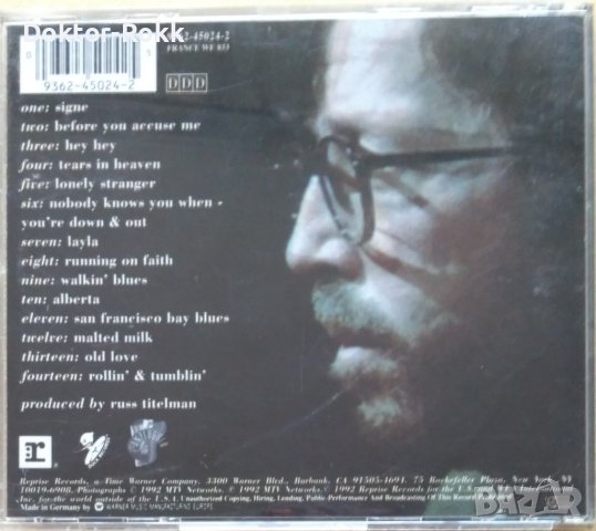 Eric Clapton – Unplugged (CD) 1992, снимка 3 - CD дискове - 40539160