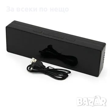 Цифров LED будилник с дисплей за температура и влажност, снимка 2 - Друга електроника - 42067742