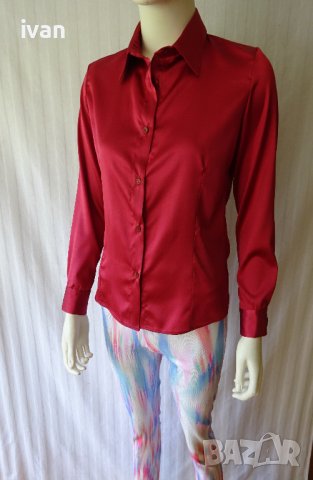 дамска риза от естествена коприна, снимка 3 - Ризи - 40477043