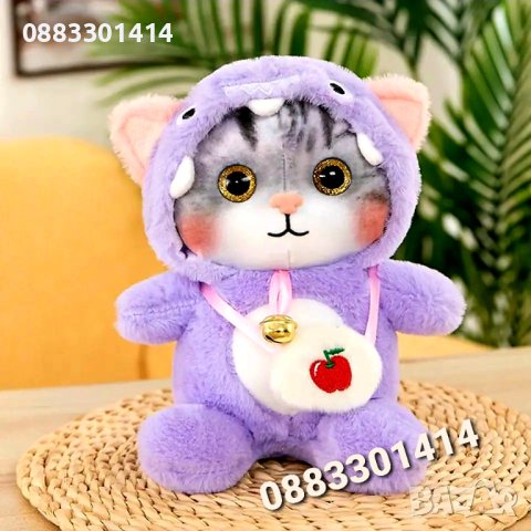 Плюшени облечени котета в различни цветове , снимка 6 - Плюшени играчки - 42547858