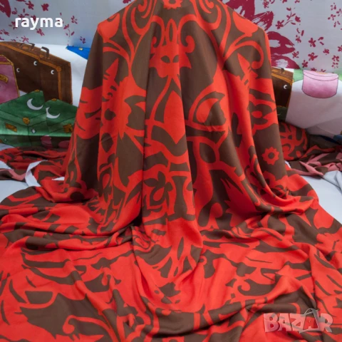 -40% Плат дизайнерски поплин - модал принт, снимка 6 - Рокли - 50952098