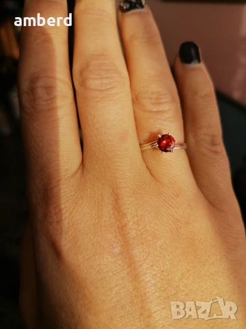 Нежен и елегантен сребърен пръстен - модел R062, снимка 11 - Пръстени - 53614259