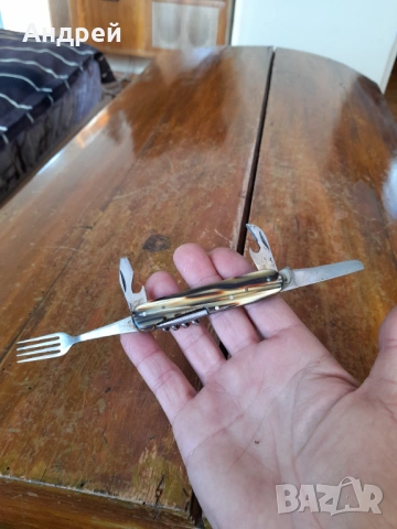 Стар джобен нож,ножче,ножка #176, снимка 4 - Други ценни предмети - 53433439