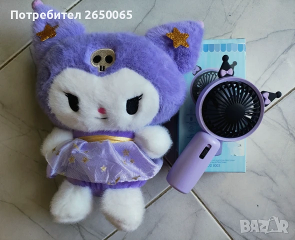 Нов комплект КУРОМИ , снимка 4 - Плюшени играчки - 51426451