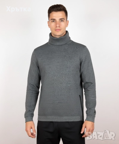 Nike Tech Fleece - Оригинална мъжка блуза с висока яка размер M