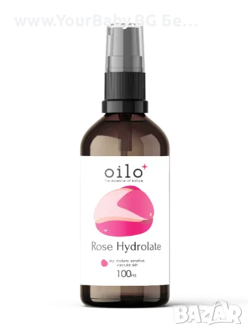 Oilo БИО Етерични масла Роза хидролат - Rose Hydrolate -23%
