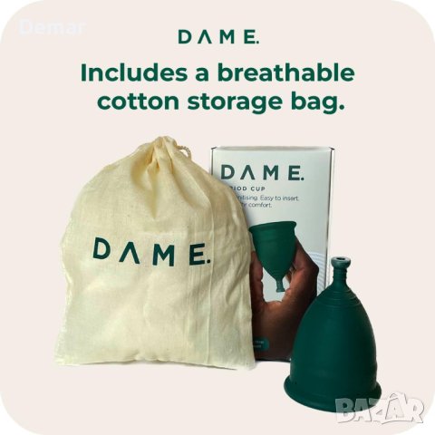 Mенструална чашка DAME Menstrual Cup Размер Medium, снимка 5 - Други - 41717740