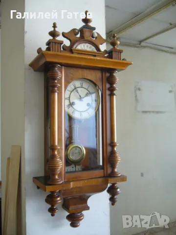 Старинен Стенен Часовник Junghans - Намален , снимка 2 - Антикварни и старинни предмети - 47429309
