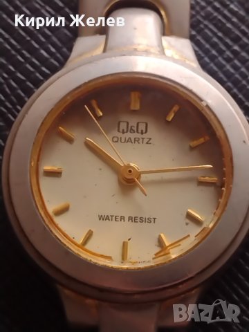 Дамски часовник Q&Q QUARTZ WATER RESIST много красив дизайн 21287, снимка 5 - Дамски - 40881929