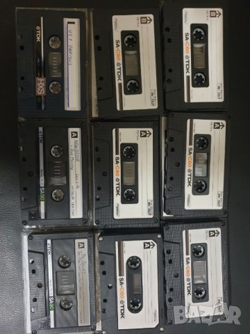 Лот от 9 броя касети TDK SA-C60 и SA90 минути Хром диоксид Всички - 75лв Повече информация и телефон, снимка 2 - Други музикални жанрове - 39070726