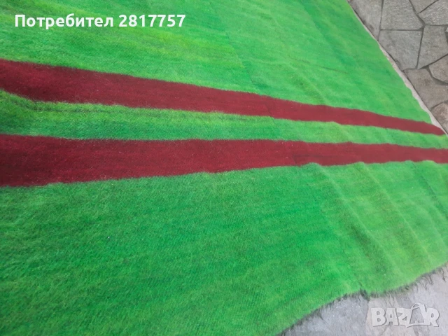 Ретро автентично вълнено одеяло НОВО , снимка 4 - Антикварни и старинни предмети - 51241222