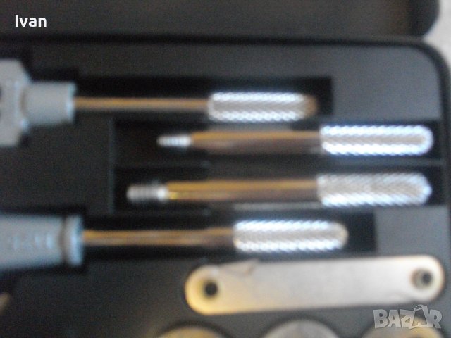 ISO M3-M12-Нов Комплект Метчици/Плашки За Външни/Вътрешни Метрични Резби-Parkside, снимка 8 - Други инструменти - 41408637