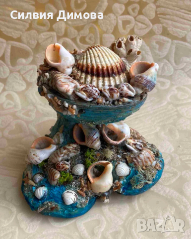 Сувенир за подарък с морски мидички и раковинки, снимка 2 - Морски сувенири - 51431610