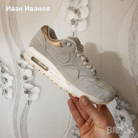 оригинални маратонки  NIKE  AIR MAX 1 PREMIUM номер 38,5, снимка 16 - Маратонки - 39598219