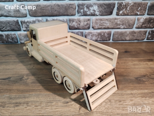 Дървен модел на фермерски камион – Craft Camp, снимка 15 - Коли, камиони, мотори, писти - 52735528