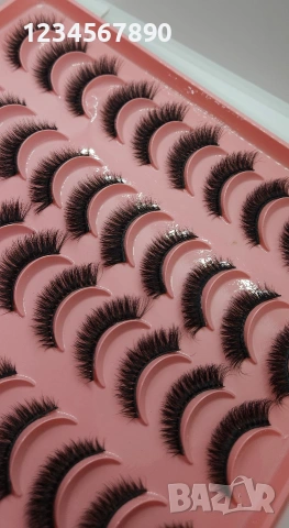 3D Мигли 20 чифта в кутия, снимка 3 - Козметика за лице - 53061301