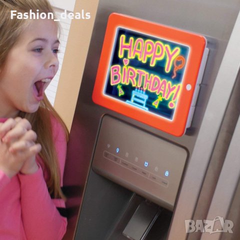 Нова Светеща дъска Таблет за рисуване + химикалки и шаблони за деца 3+, снимка 5 - Образователни игри - 35980989