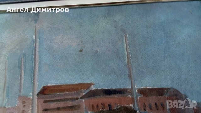 Георги Божилов Слона 1961 г маслена картина , снимка 7 - Картини - 41551078