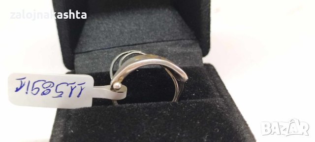 Сребърен пръстен с Опал-2,73гр/925, снимка 4 - Пръстени - 44476858