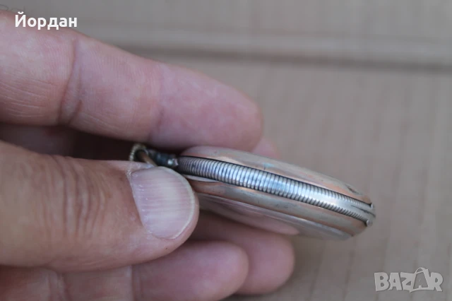 Швейцарски сребърен джобен часовник , снимка 13 - Джобни - 50874733