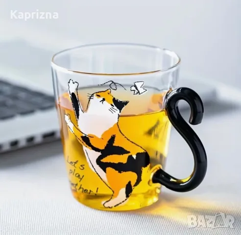 Чаша “котка” 3 цвята, снимка 2 - Чаши - 42841000