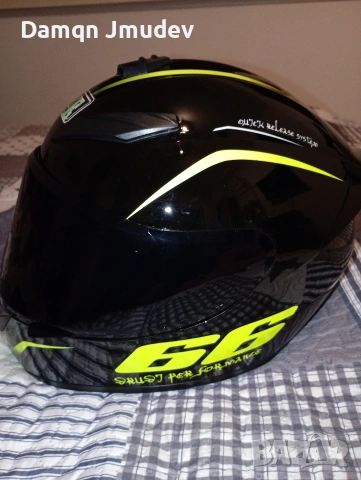 Мото каска QKE full face 59-60 см 