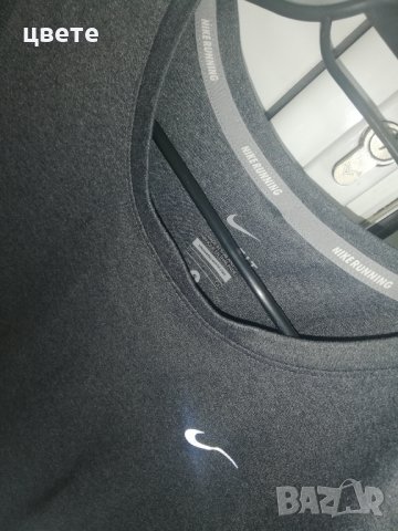 Дамска тениска найк сива, снимка 3 - Тениски - 39827948