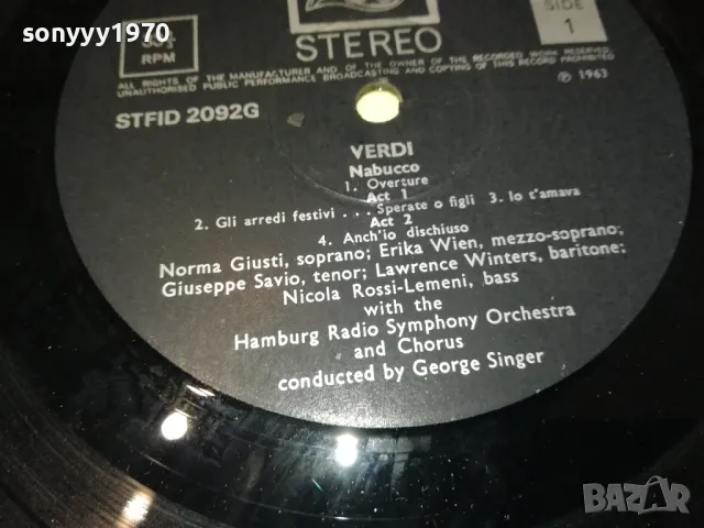 NABUCCO VERDI-ПЛОЧА ОТ ДАНИЯ 1411241223, снимка 13 - Грамофонни плочи - 47966283
