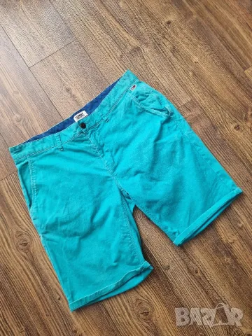 Страхотни мъжки къси панталони TOMMY HILFIGER размер 36 , снимка 2 - Къси панталони - 50230953