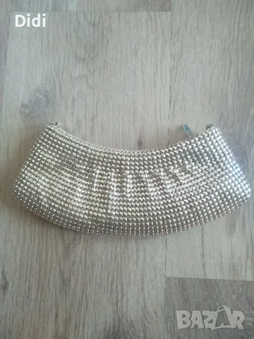 Портмоне клъч Розово Златно , снимка 4 - Портфейли, портмонета - 50151273