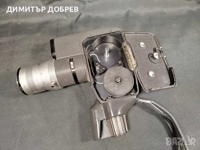 СТАРА РЕТРО 8мм МЕХАНИЧНА ФИЛМОВА КАМЕРА CANON REFLEX ZOOM 3-8, снимка 8 - Антикварни и старинни предмети - 47949839