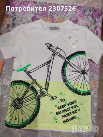 Блуза с къс ръкав, снимка 2 - Детски пижами - 41343390