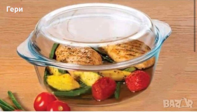 Tupperware касерола 2.1 л. от боросиликатно стъкло, снимка 4 - Кутии за храна - 39750830