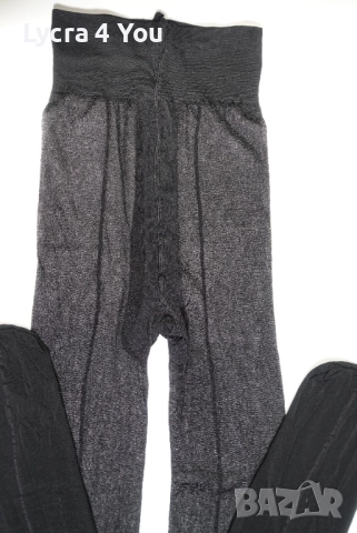 One size черен чорапогащник с ръб , снимка 5 - Бельо - 52701539