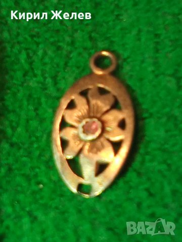 СТАРИННО СКЪПОЦЕННО ФЛОРАЛНО ОРНАМЕНТИРАНО СРЕБЪРНО БИЖУ ПЕНДАНТ СРЕБРО сПРЕКРАСЕН РОЗОВ КВАРЦ 13897, снимка 10 - Антикварни и старинни предмети - 40939837