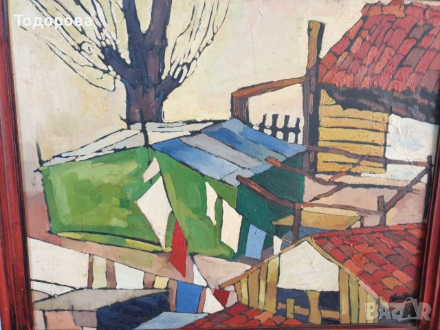 Авторска картина- Димитър Стерев-1989година, снимка 2 - Картини - 41227646