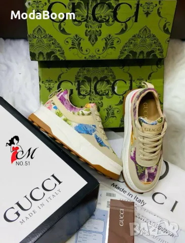 Gucci дамски маратонки , снимка 2 - Маратонки - 48877674