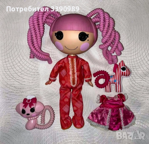 Голяма кукла Лалалупси за прически С резервна дрешка и аксесоари Lalaloopsy 38лв., снимка 6 - Кукли - 52187199