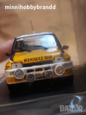 Renault 5 turbo 1981.Rally Monte Carlo. Ragnotti - Andrie.1.43 ixo /Deagostini ., снимка 7 - Колекции - 41967290