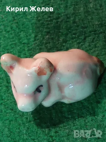 СТАРА ПОРЦЕЛАНОВА МИНИАТЮРНА ФИГУРКА ПРАСЕНЦЕ СТАТУЕТКА за КОЛЕКЦИЯ 19569, снимка 13 - Колекции - 35645620