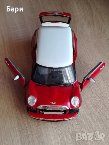 Bburago метална количка Mini Cooper - Италия, снимка 9 - Колекции - 51035699