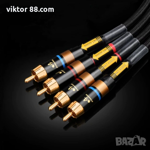 RCA Interconnect Аudio Cable - №39, снимка 2 - Други - 53725126