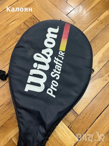 Тенис ракета Wilson Pro Staff JR в калъф , снимка 8 - Тенис - 51823278