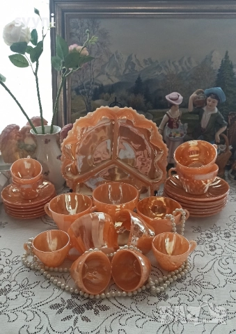 Сервиз за чай и кафе от Anchor Hocking. Ретро чар за вашия дом .