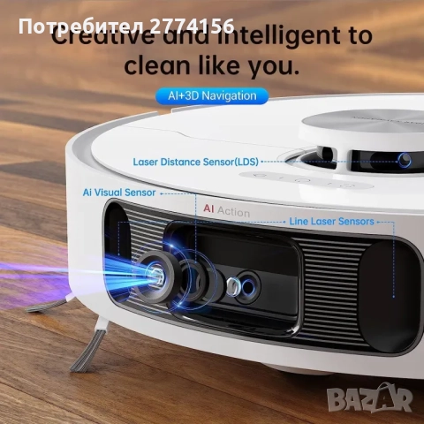 Прахосмукачка робот Dreame L10s Ultra, снимка 4 - Прахосмукачки - 52453413