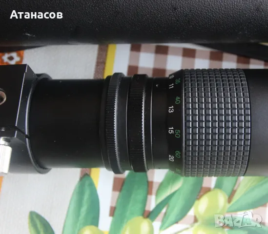 Телеобектив на T2 - ALBINAR 500 mm f/ 8, снимка 3 - Обективи и филтри - 47483870