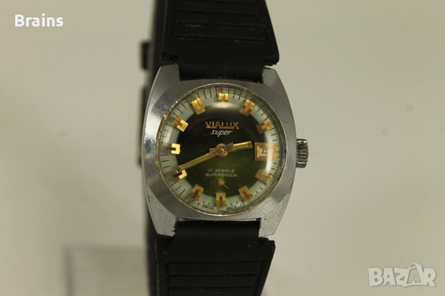 1960's VIALUX Super Дамски Ръчен Часовник SWISS, снимка 4 - Дамски - 51711561